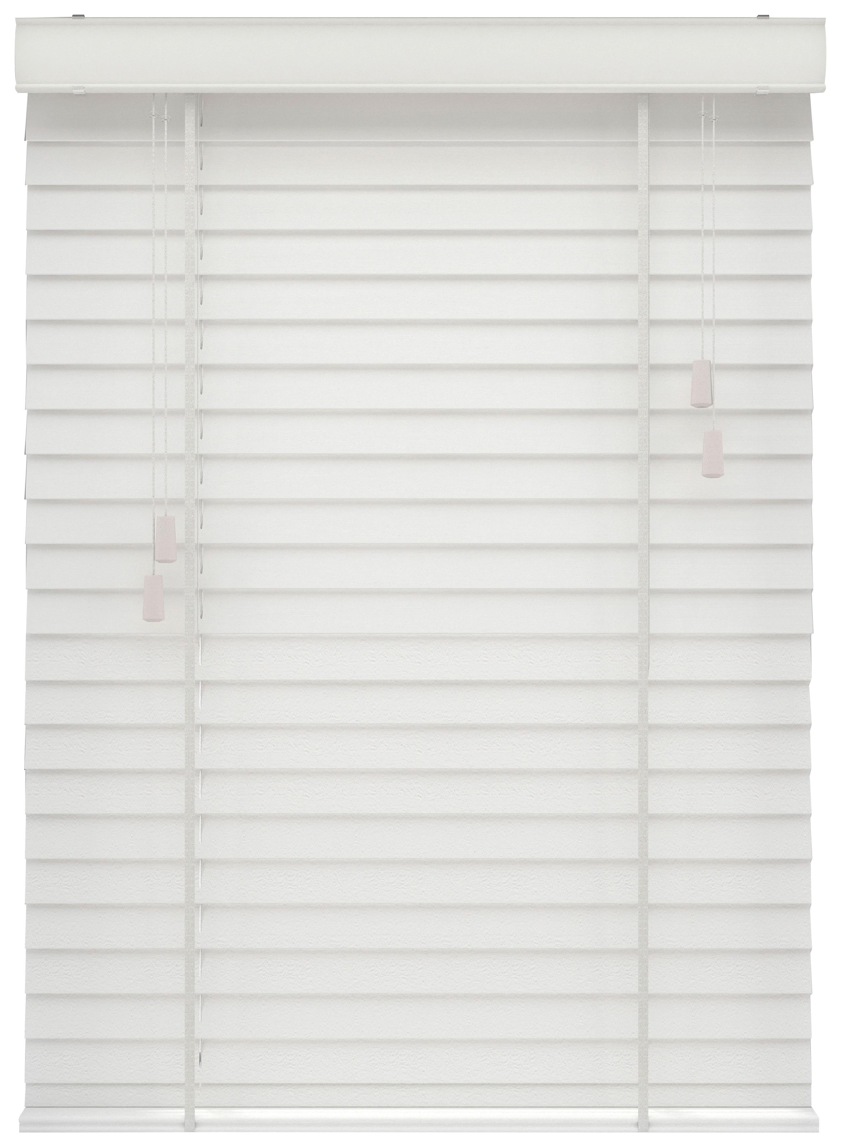 Jalousie Venetian Weiß ca. 90x130cm - Weiß, Natur, Holz (90/130cm)
