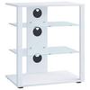Stojalo Za Tv Folas, Bela - črna/bela, Basics, umetna masa/leseni material (60/70/41cm) - MID.YOU
