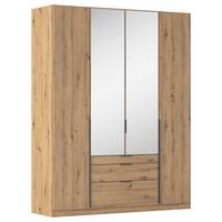 Ormar S Klasičnim Vratima Alabama - siva/srebrne boje, Moderno, drvni materijal/metal (181/229/54cm) - Modern Living