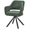 Armlehnstuhl Vanessa Grün - Schwarz/Grün, MODERN, Textil/Metall (61/84,5/60cm) - Mömax