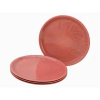 Set Krožnikov Za Pico Gourmet, 4-Delni - temno roza, Trend, keramika (32cm) - Creatable