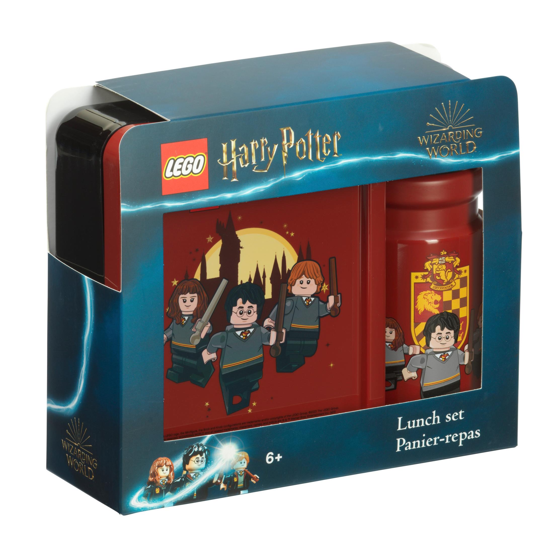 Lunchbox Lego - Gryffindor - sötétvörös, Konventionell, műanyag (20/17/7cm) - Lego