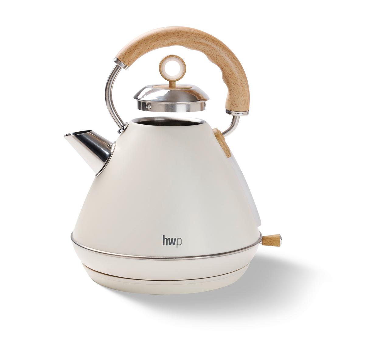 CZAJNIK ELEKTRYCZNY SWK-1115 - kremowy, Basics, tworzywo sztuczne/metal (25/22,5/29,7cm) - Homeware Profession.