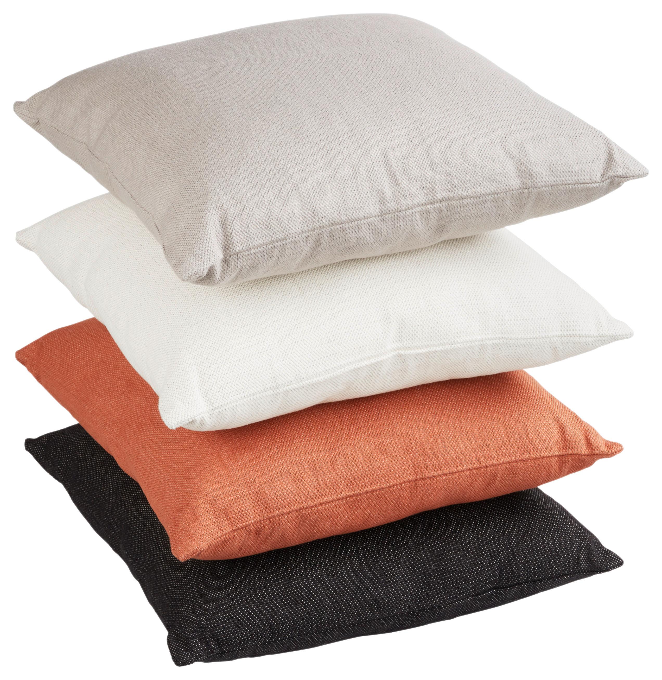 Zierkissen Chris in Schwarz ca. 50x50cm - Schwarz, Modern (50/50cm) - Premium Living