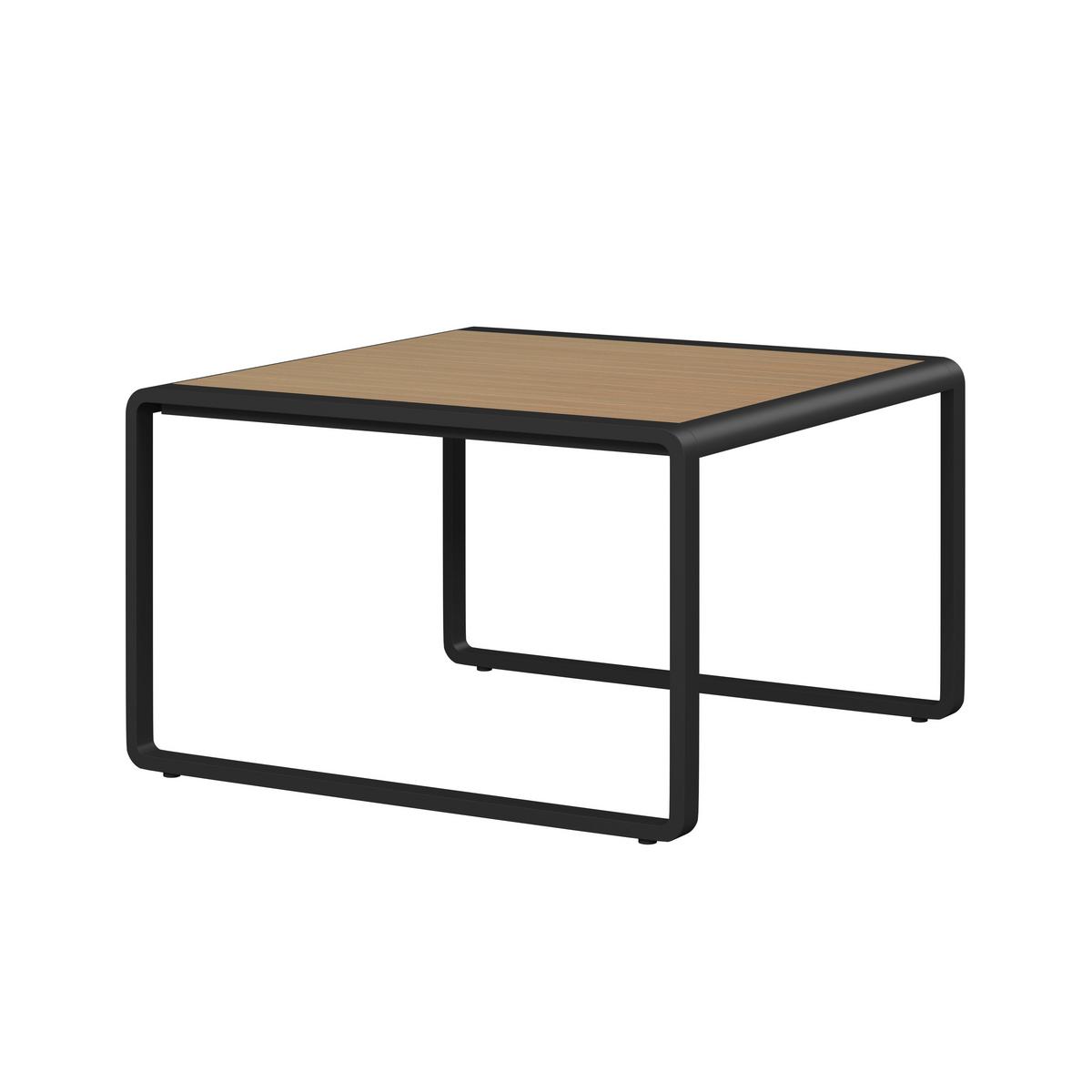 Kerti Étkezőgarnitúra Aruba - világosszürke/fekete, Modern, műanyag/textil - Bessagi Garden