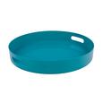 Tablett Malia Verschiedene Farben - Türkis/Pink, LIFESTYLE, Kunststoff (40,5/6cm) - MODERN LIVING
