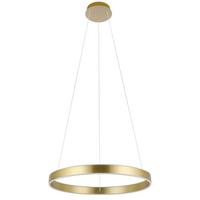 Led-hängeleuchte 33484 Alcazaba - Weiss/Messingfarben, Design, Kunststoff/Metall (55/150cm) - Eglo