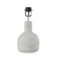 Leuchtenfuß Nana in Grau/Naturfarben - Naturfarben/Grau, Stein/Metall (16/30cm) - Mömax modern living