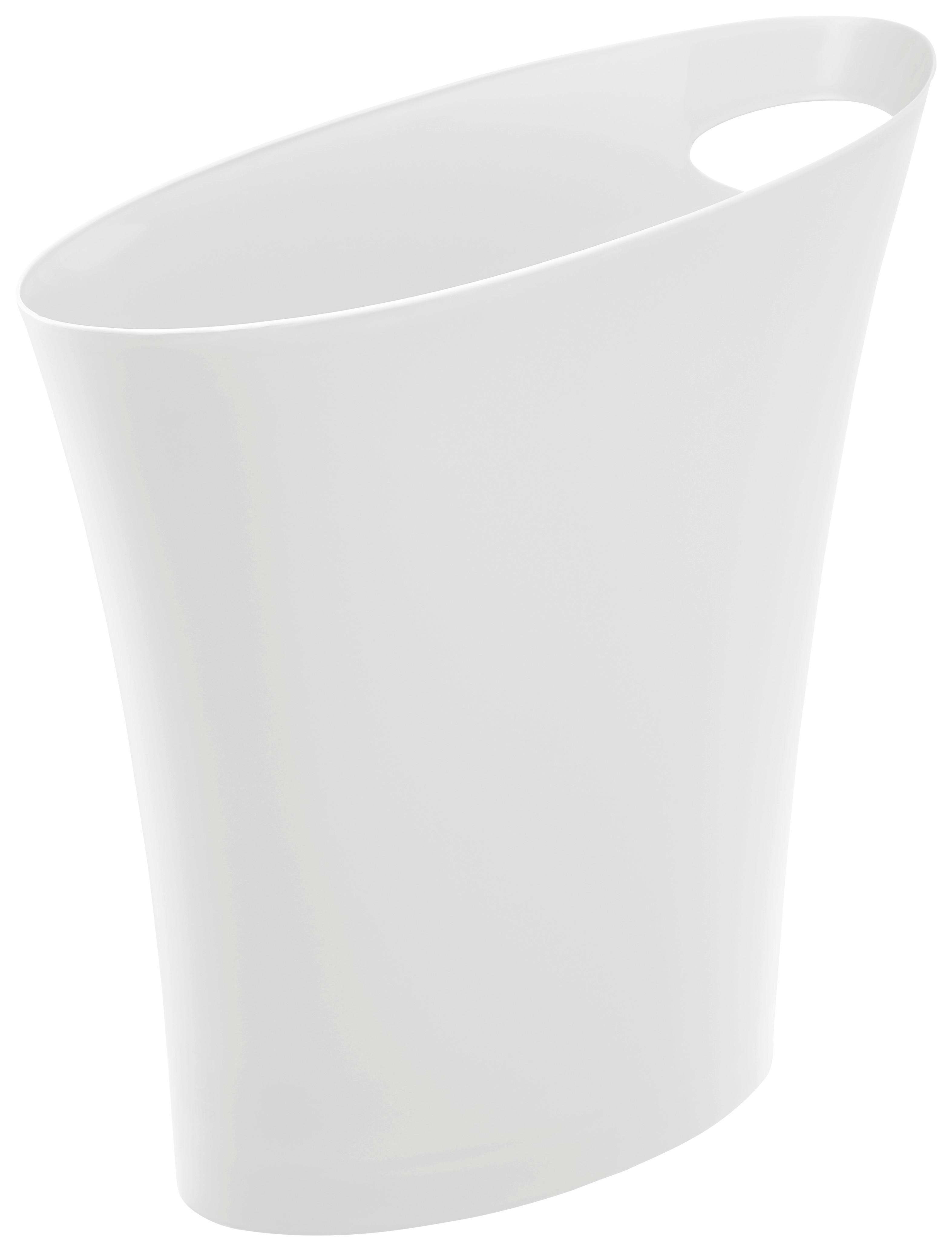 Kosmetikeimer Lilo aus Kunststoff in Weiß - Weiß, MODERN, Kunststoff (34/16/33cm) - Modern Living