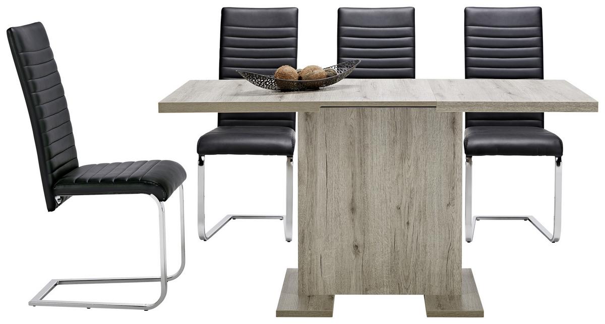 Kihúzható Asztal Klara - tölgyfa, Modern, faalapú anyag (110-150/78/70cm) - Mömax