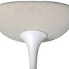 STOEL CELIA - Wit/Beige, Modern, Textiel/Metaal (54,5/83/49cm) - Bessagi Home