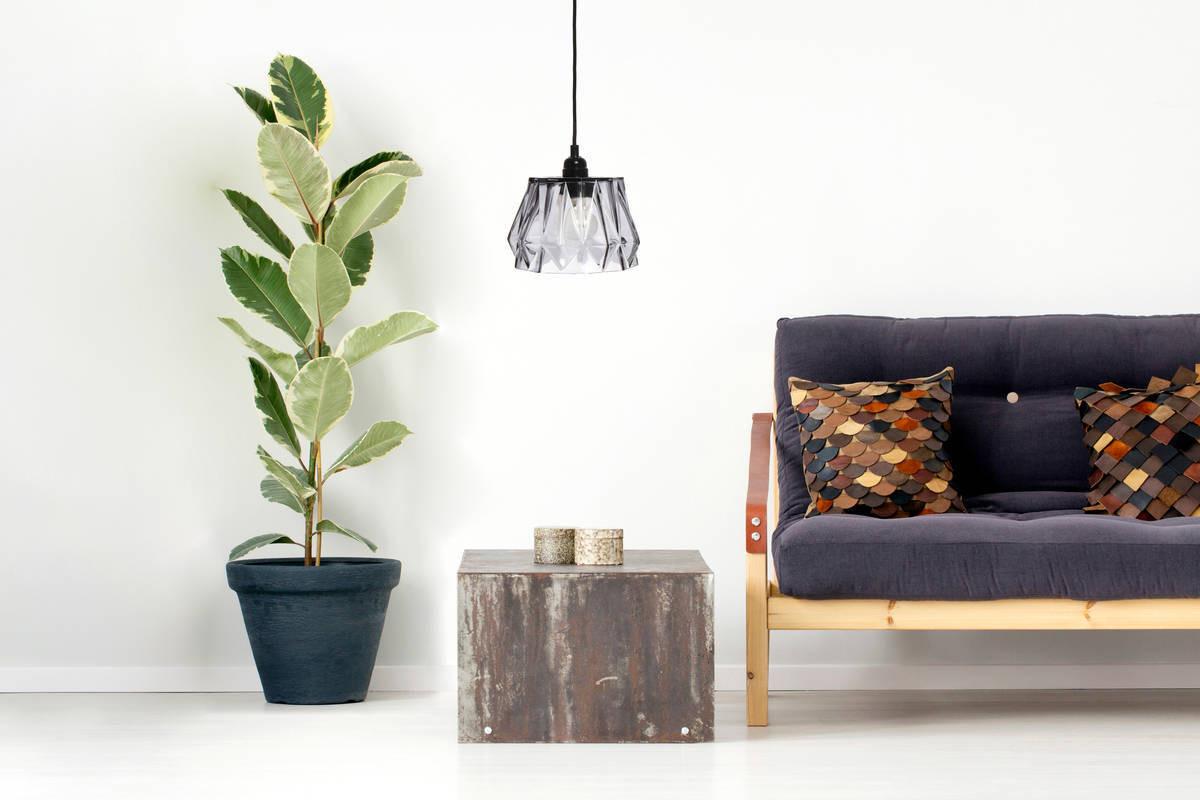 Hängeleuchte Hängelampe Aurea - Grau, Trend, Glas (19/19/19cm) - Kayoom