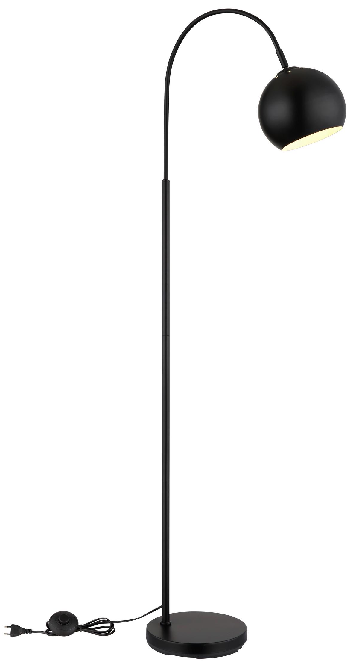 LAMPA STOJĄCA 24779B BENNO - czarny, Basics, tworzywo sztuczne/metal (46/25/150cm)
