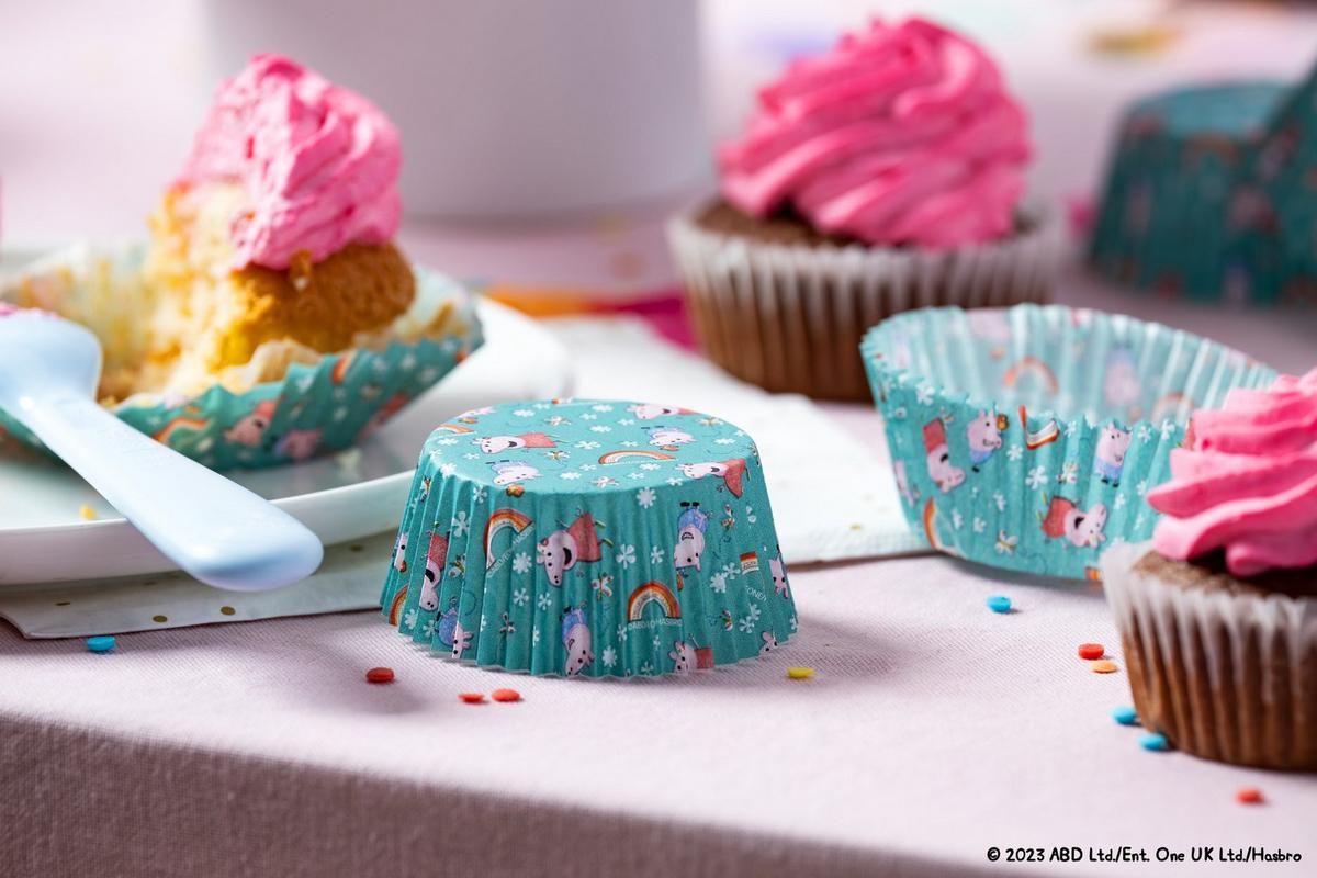 Papirnati Modelčki Za Mafine, 50 V Setu, Pujsa Pepa - Trend (4.5/12/15cm) - Dr.Oetker