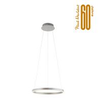 LAMPA WISZĄCA LED 15393-95 RITUS - kolor aluminiowy, Design, tworzywo sztuczne/metal (39/120cm)