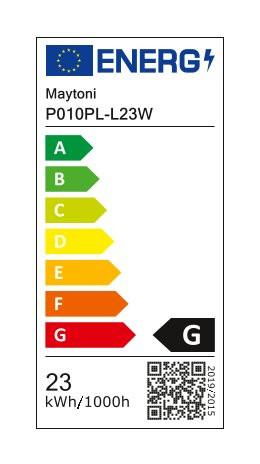 Pendelleuchte Step Weiß max. 23 Watt - Weiß, Trend, Metall (91/3,5/8cm) - MAYTONI