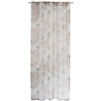ZASŁONA NA PRZELOTKACH BOTANICA 09 2 SZTUKI - beżowy, Basics, tkanina (140/255cm)