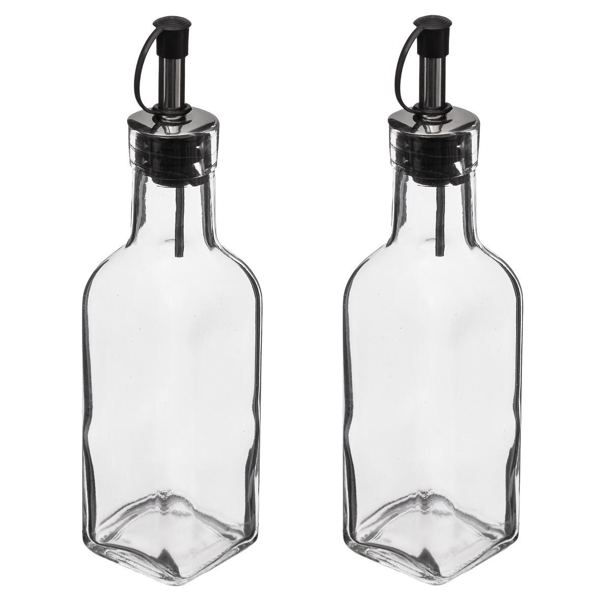 Set sticle pentru ulei/oțet Oil,Vinegare - Basics (4,9/4,9/19,2cm)