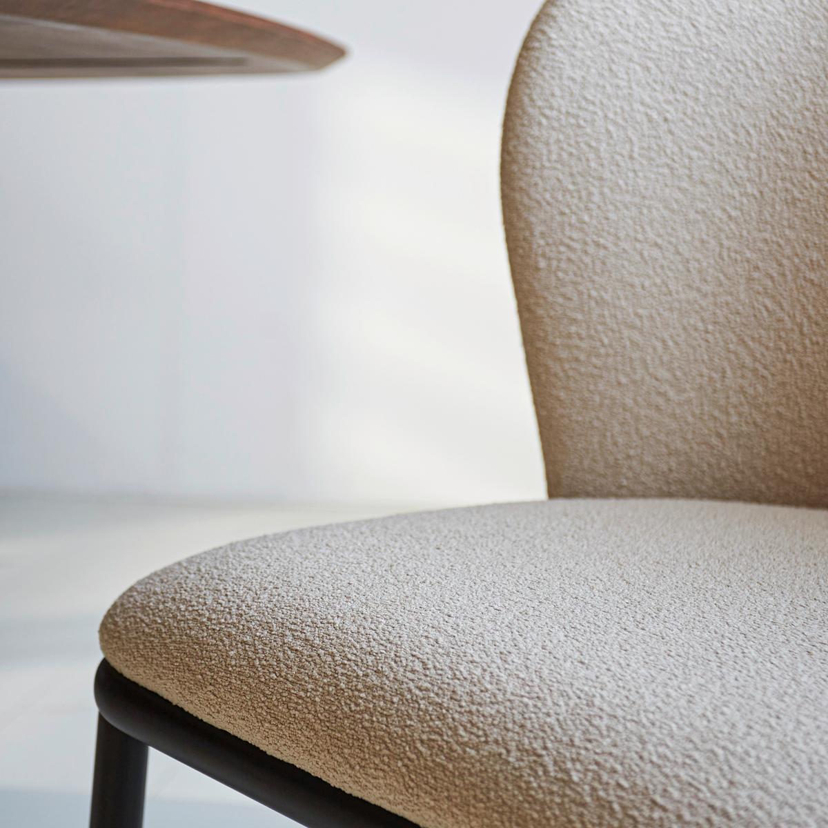 Stuhl-Set Bourges Beige - Beige/Schwarz, MODERN, Textil/Metall (52/80/44cm) - MID.YOU