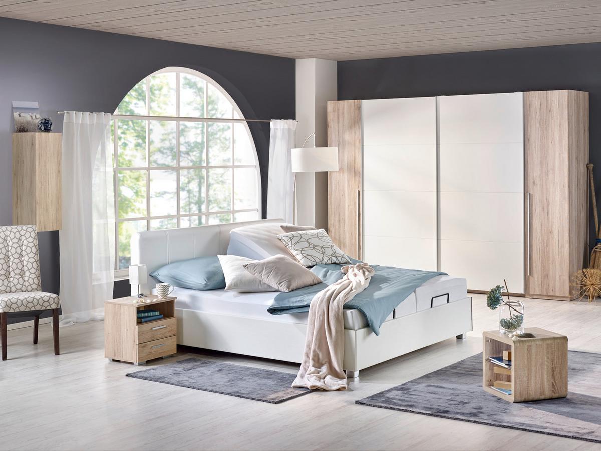 Ormar S Kliznim Vratima Jocker - bijela/boje hrasta, Konvencionalno, drvni materijal/drvo (270/225/61cm) - Based