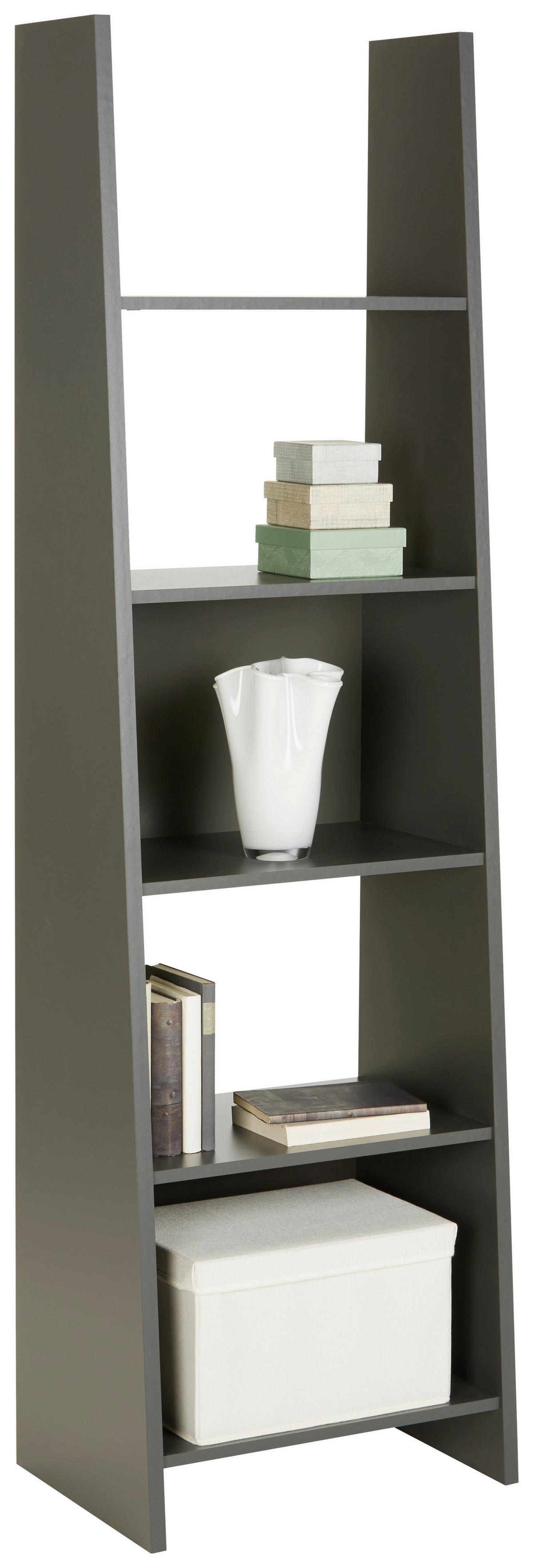 Regal in Anthrazit - Anthrazit, MODERN, Holzwerkstoff (54/186/38cm) - Mömax