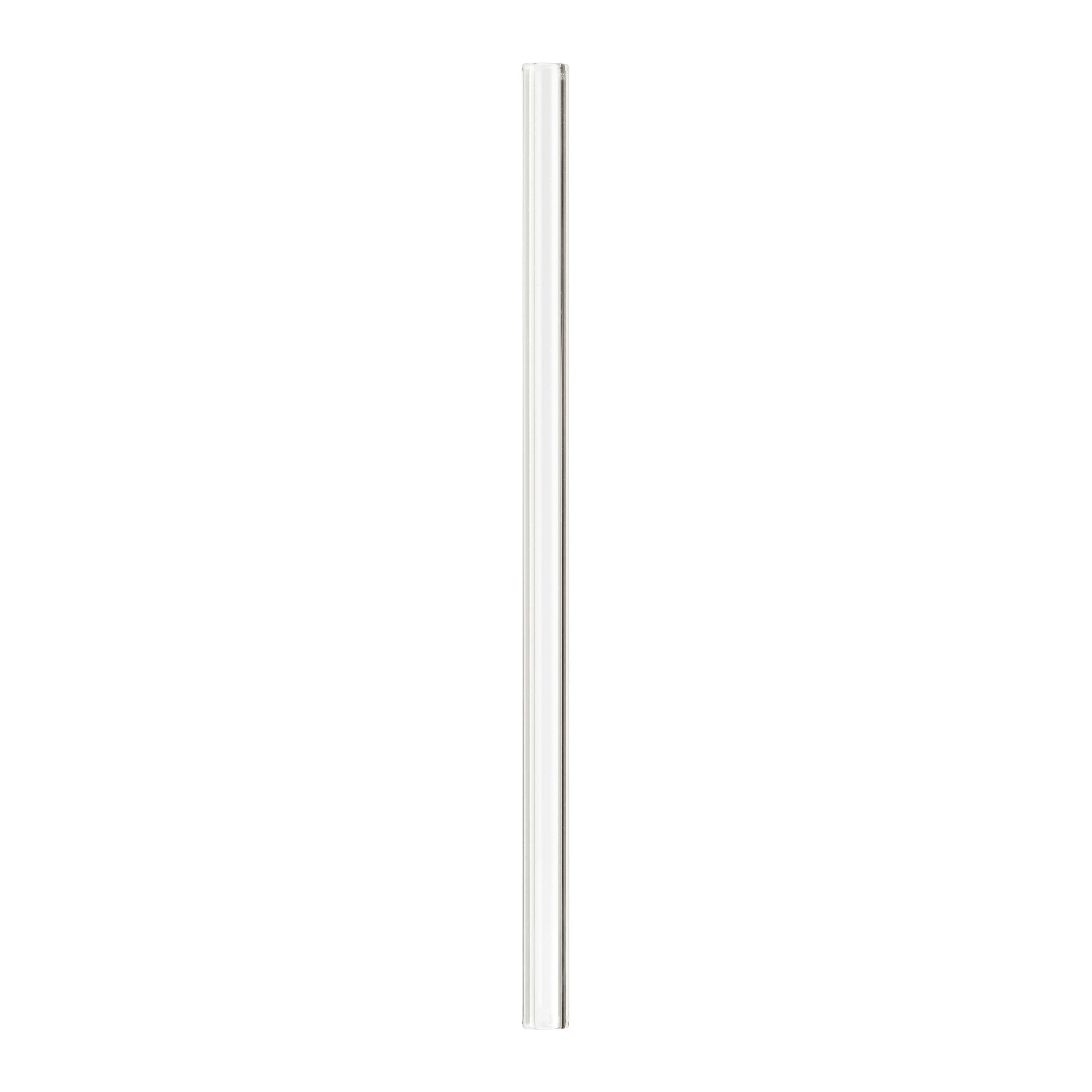 Trinkhalm Jessy aus Glas, 7-teilig - Klar/Transparent, Glas (16cm) - Premium Living