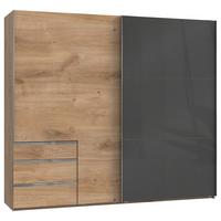Ormar S Kliznim Vratima Level 36c - siva/boje hrasta, Moderno, drvni materijal (250/216/65cm) - Modern Living