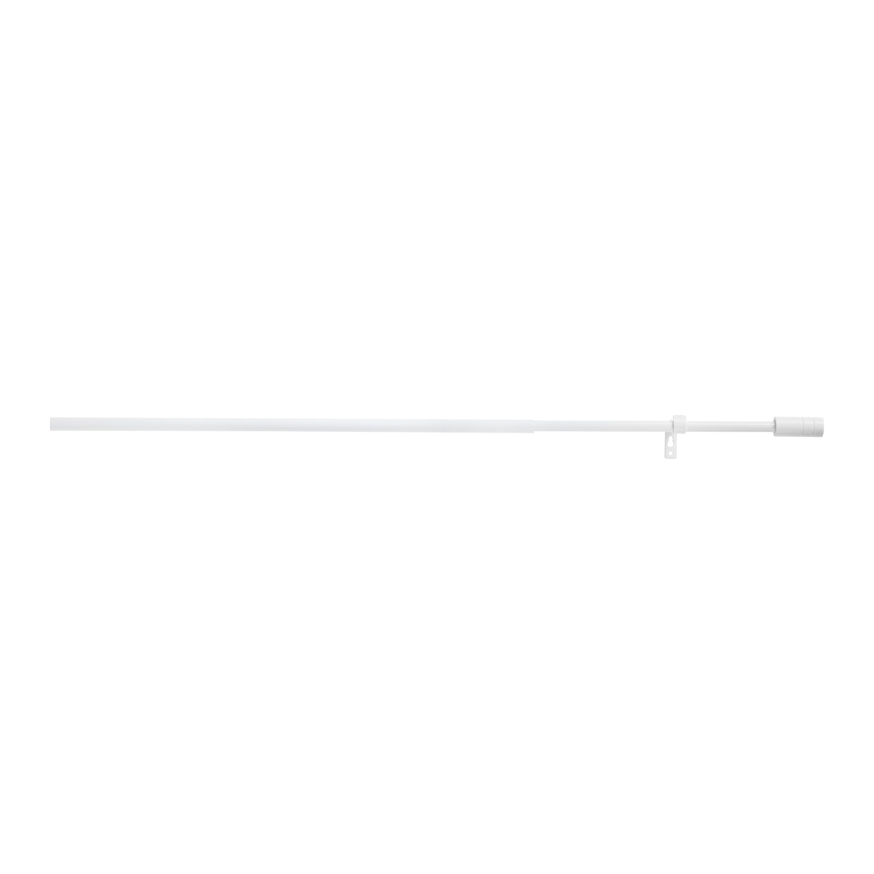 Galerie pentru perdea Max -Based- - alb, metal (130-240cm) - Based