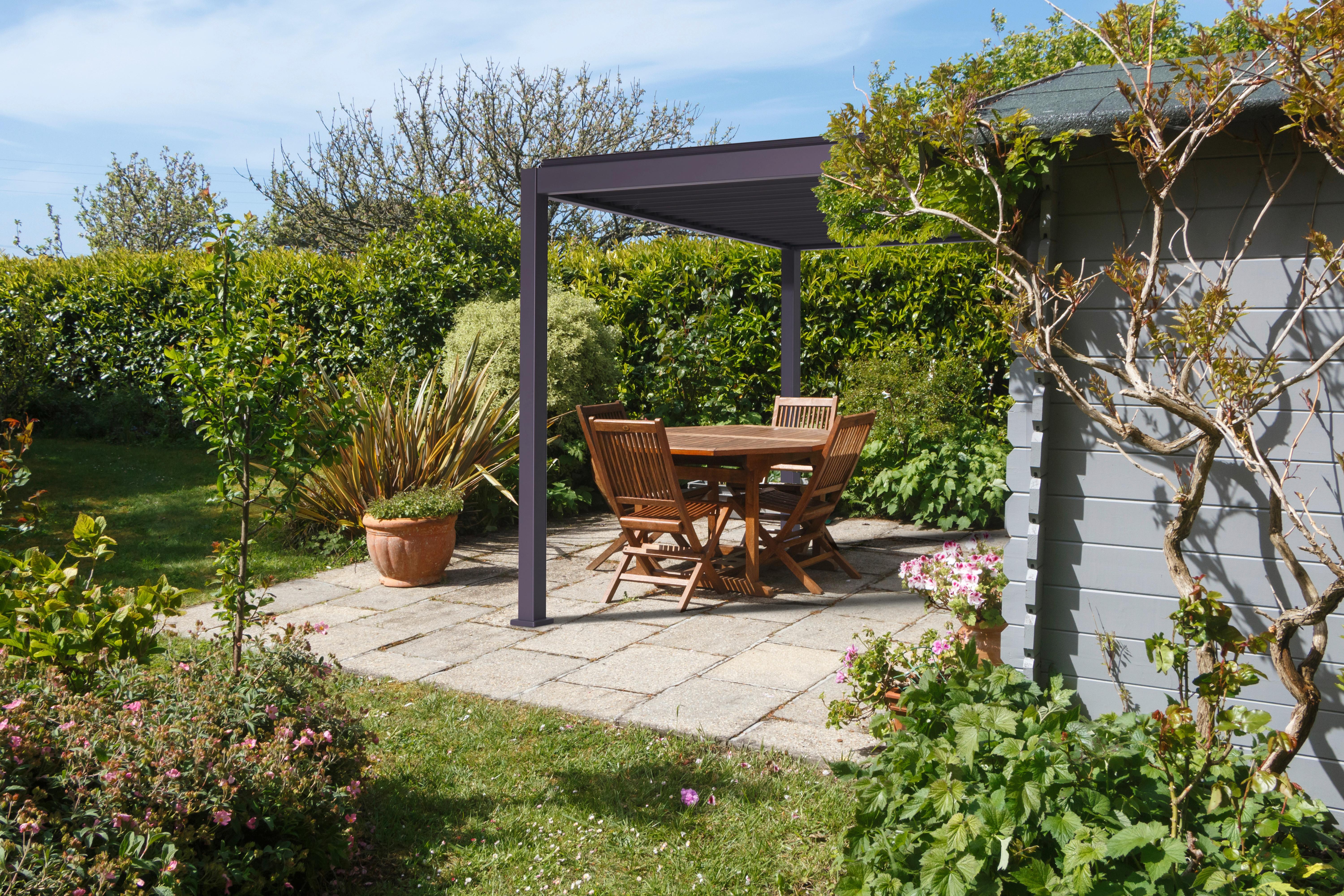 PERGOLA CLASSIC 3X4M ANTHRAZIT - Anthrazit, Basics, Metall (400/255/300cm) - Gardenson