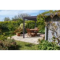 Pavillon Classic Anthrazit ca. 400x255x300 cm Aluminium - Anthrazit, Basics, Metall (400/255/300cm) - Gardenson