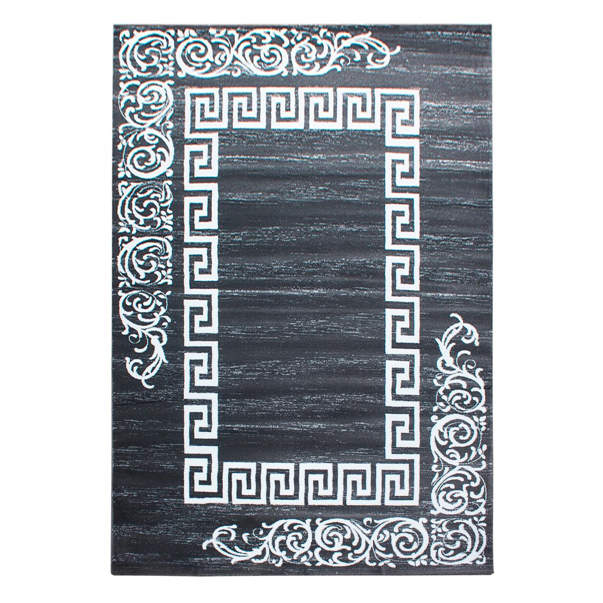 Flachwebeteppich Miami Grau ca. 240x340cm - Grau, Design, Textil (240/340cm) - Novel
