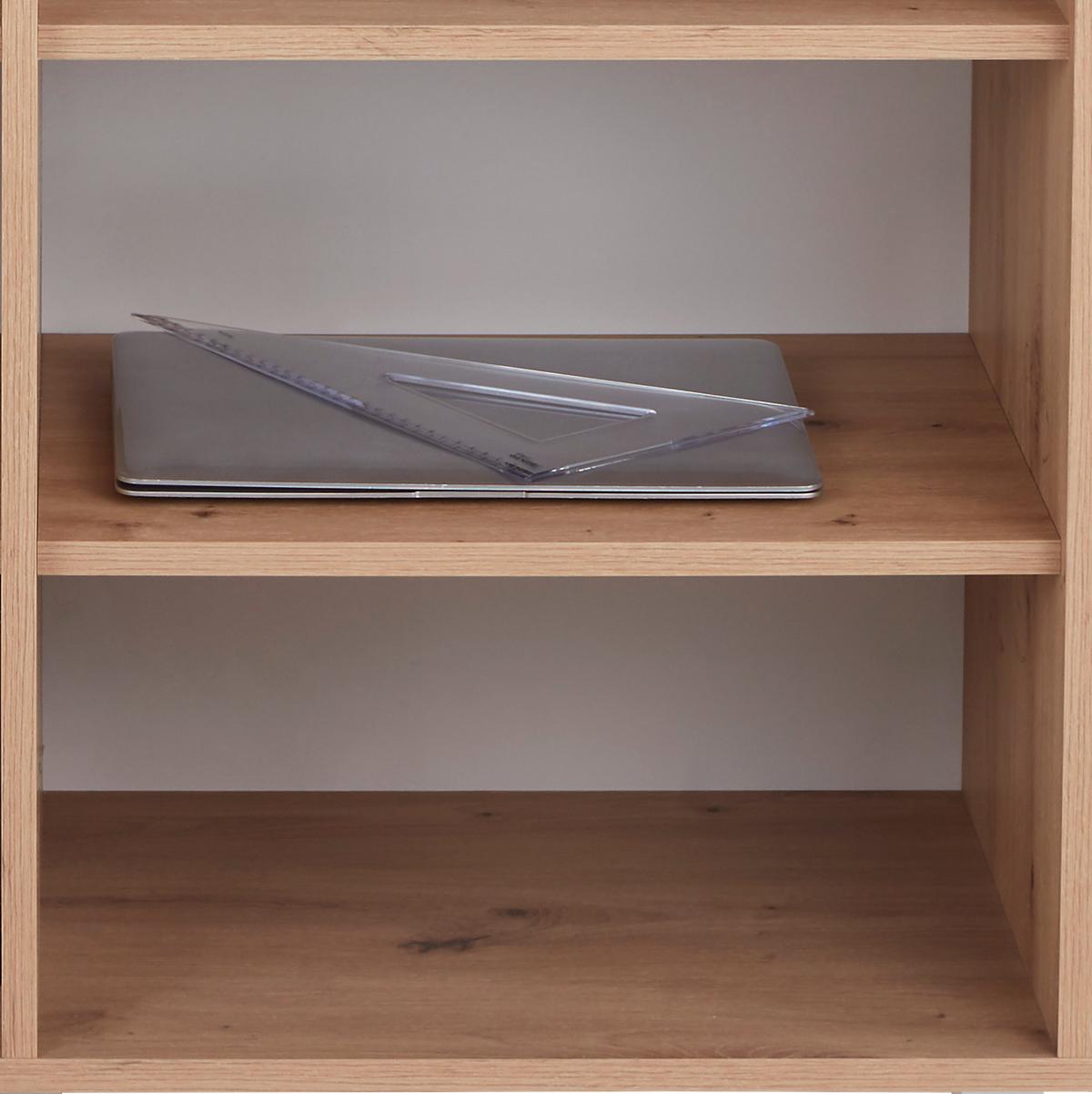 Regal Box - bijela/boje hrasta, Moderno, drvni materijal/plastika (98/205/40cm) - Modern Living