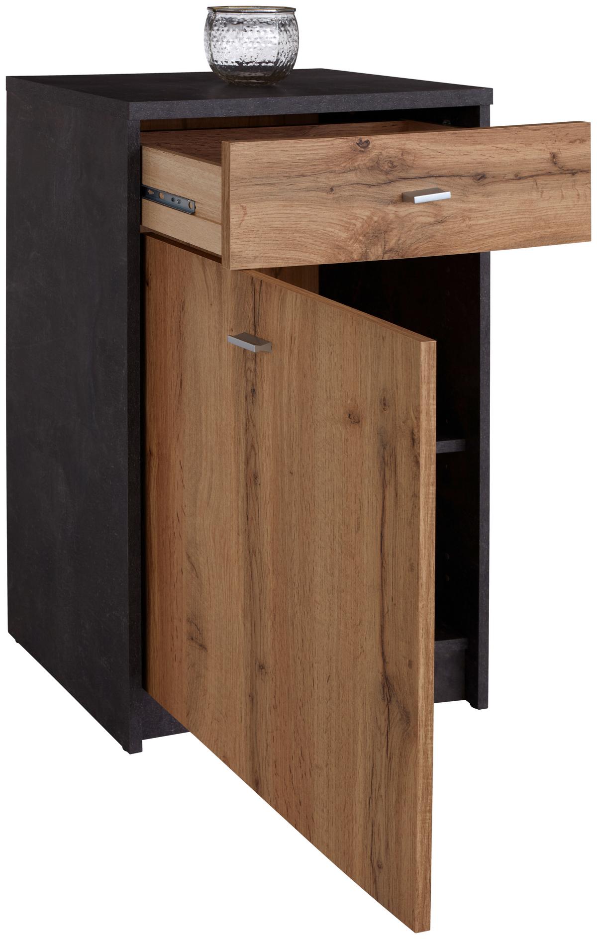 Comodă 4 YOU - culoare lemn stejar, Modern, material pe bază de lemn (50/85,4/34,6cm) - Modern Living