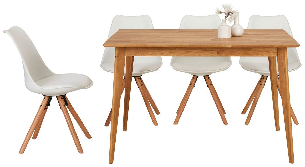 STÓŁ DO JADALNI RITA - kolor dębowy, Konventionell, drewno (120/75/80cm) - Zandiara
