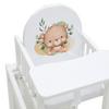 COMBINATIE-KINDERSTOEL WIKI - WEISS - Wit/Beukenhoutkleuren, Hout (46/93/46cm)