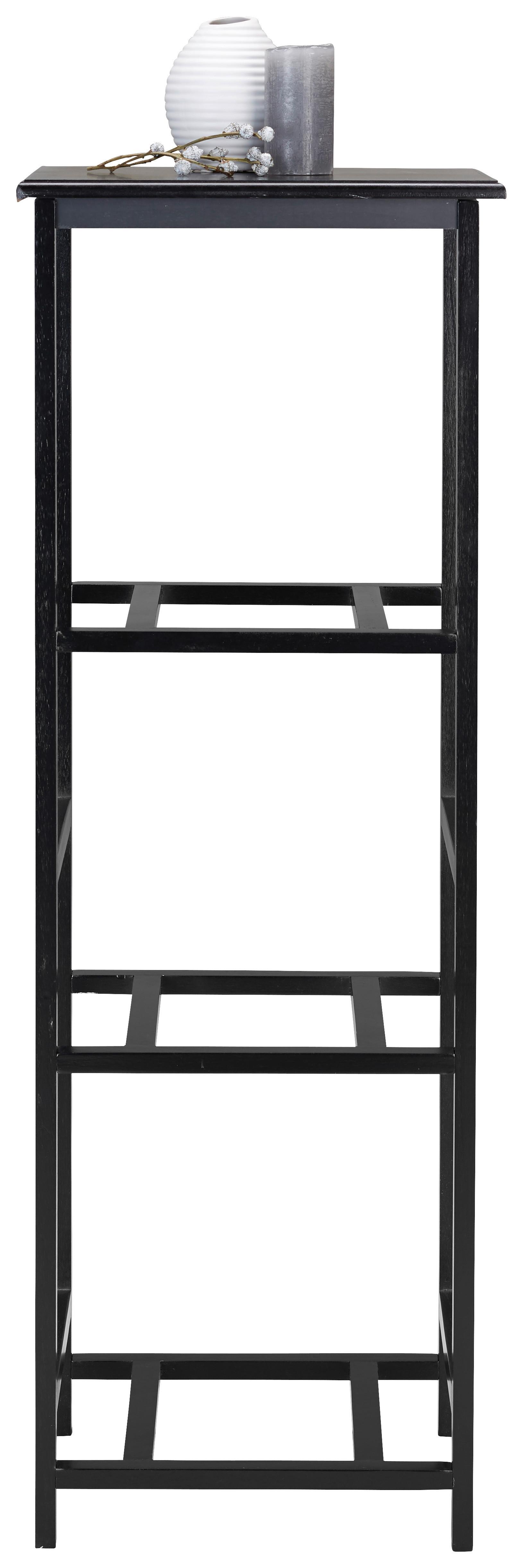 Regal Nino -Tz/exklusiv- - črna, Moderno, leseni material/les (37/104/32cm) - Trajno Znizanje