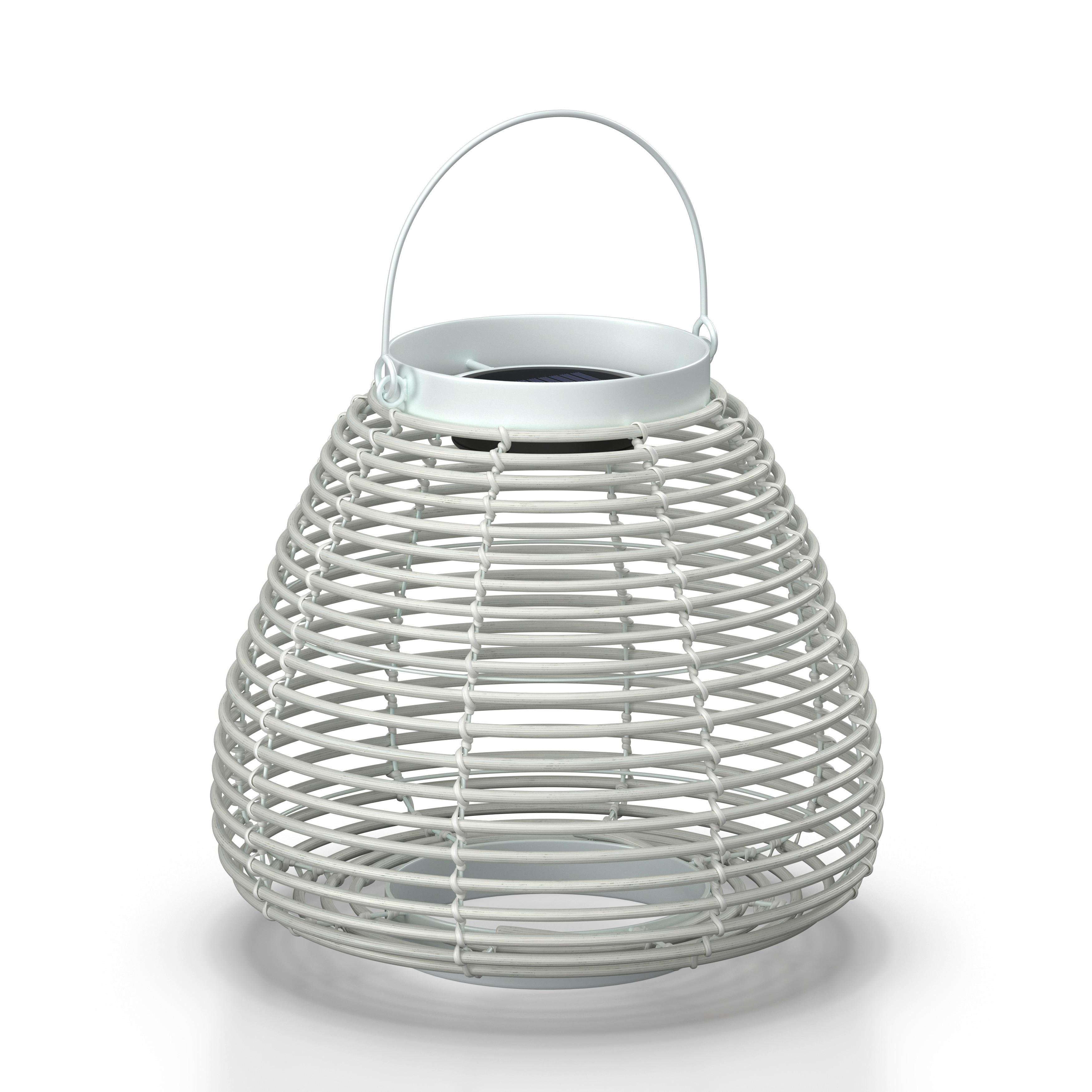 UTOMHUSLAMPA ANINA - vit, Modern, metall/plast (36/35/36cm) - Bessagi Garden