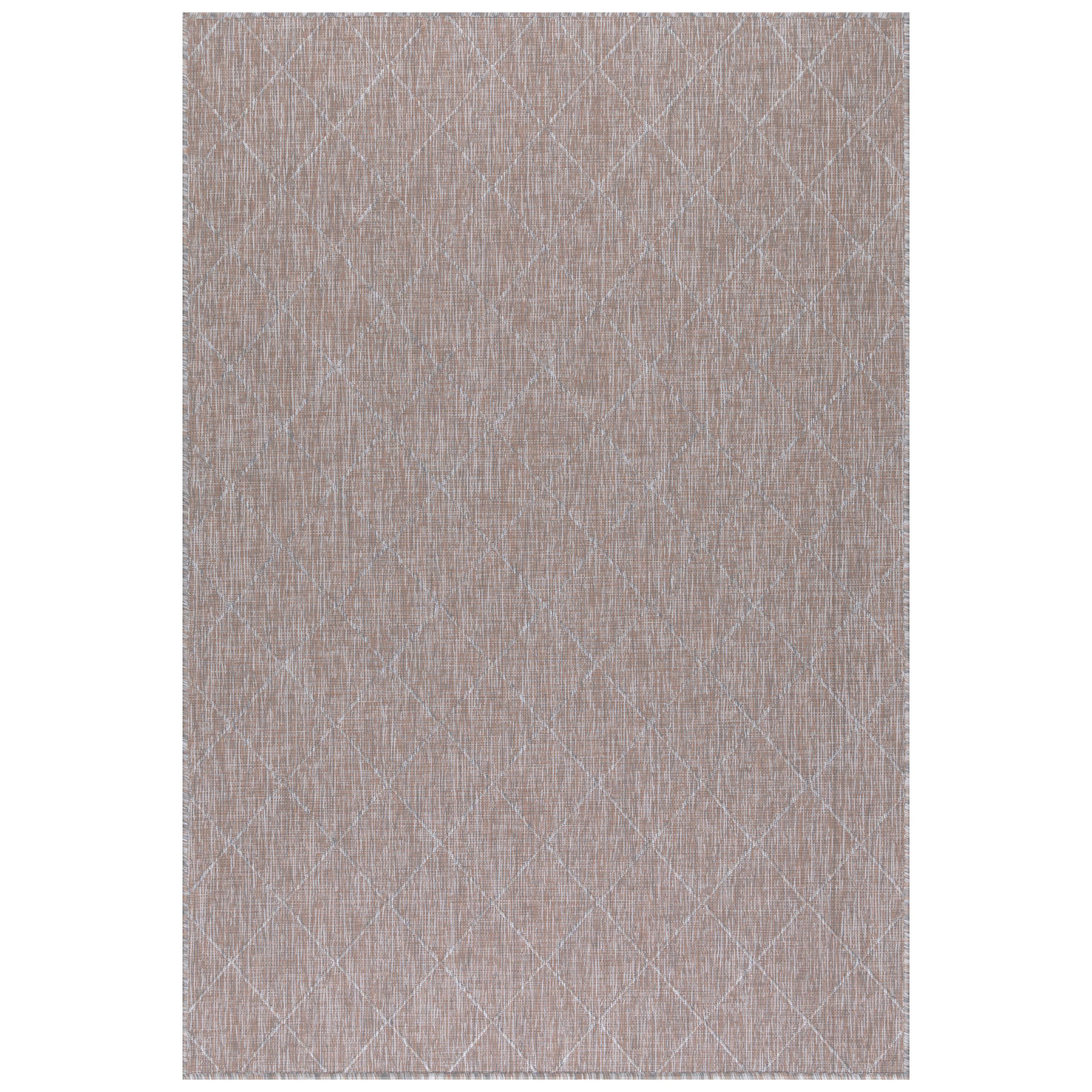 Outdoorteppich Zagora Grau/Beige ca. 80x250cm - Beige/Grau, Basics, Textil (80/250cm) - Novel