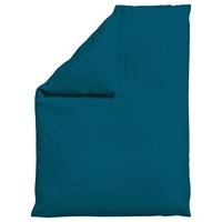 Bettdeckenbezug Woven Satin Petrol ca. 155x220cm - Petrol, Basics, Textil (155/220cm) - Schlafgut
