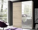 Ormar S Kliznim Vratima Action - boje hrasta/boje aluminija, Design, staklo (170/195/59cm) - Modern Living