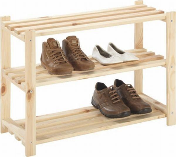 SKOHYLLA JERRY 3 -SB- - furufärgad, Klassisk, trä (75/55/30cm) - Mömax