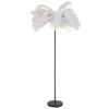 GOLVLAMPA FEDI - vit/svart, Modern, metall/textil (55/160cm)