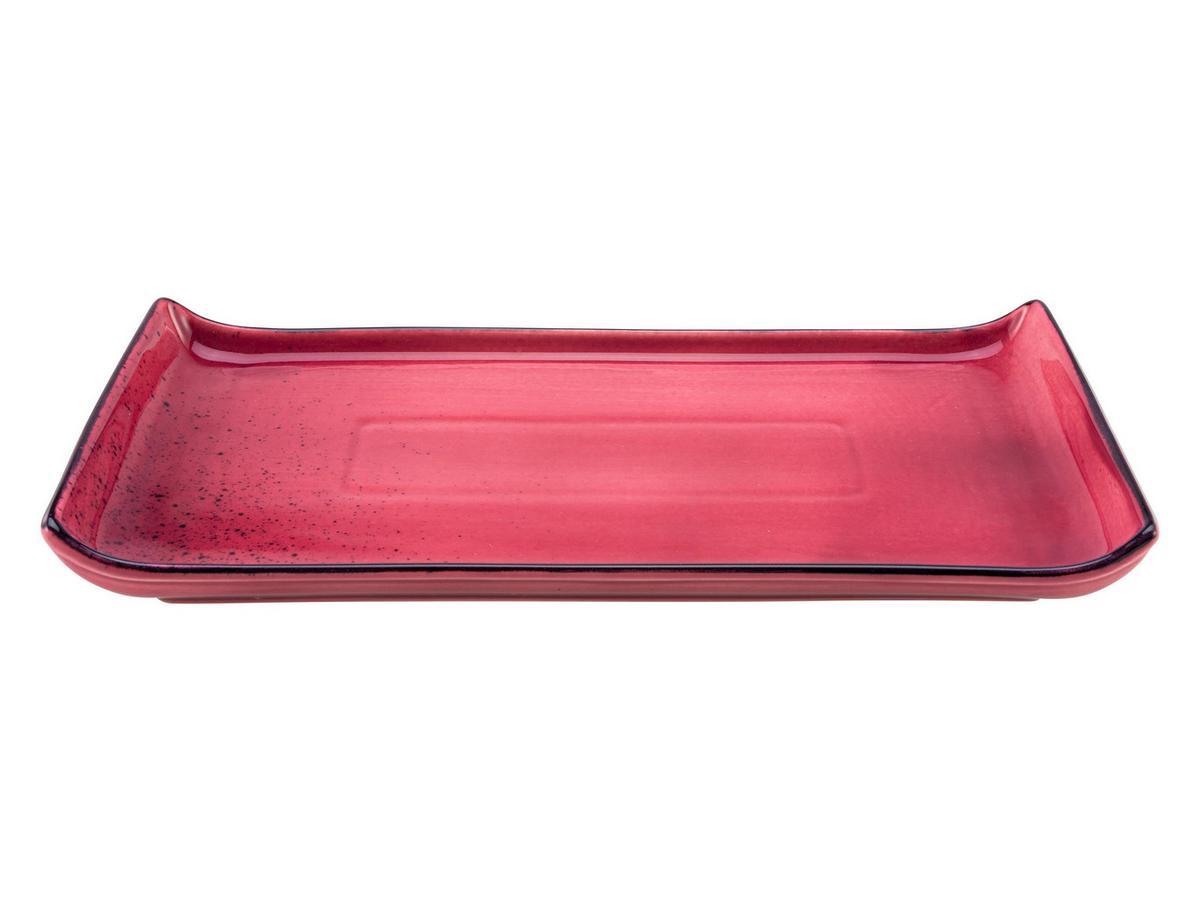 Set Pladnjev Za Serviranje Berry, 2-Delni - temno roza, Trend, keramika (16,5/33cm) - Creatable