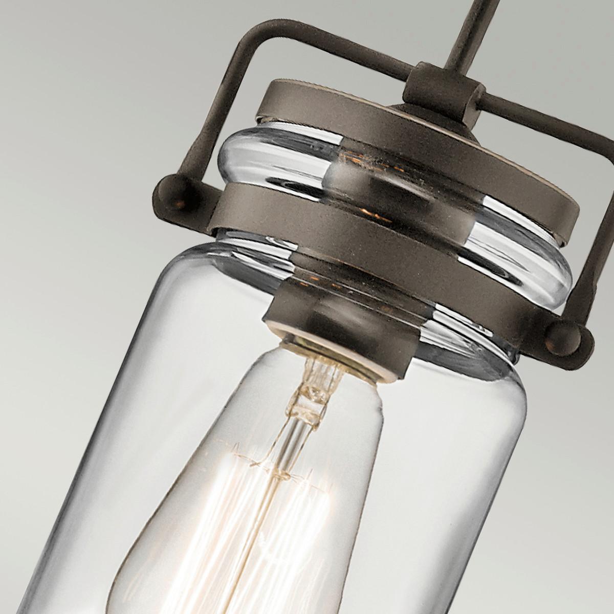 Viseća Svjetiljka Brončana Boja - brončane boje, Lifestyle, staklo/metal (12/25.3cm) - Elstead Lighting