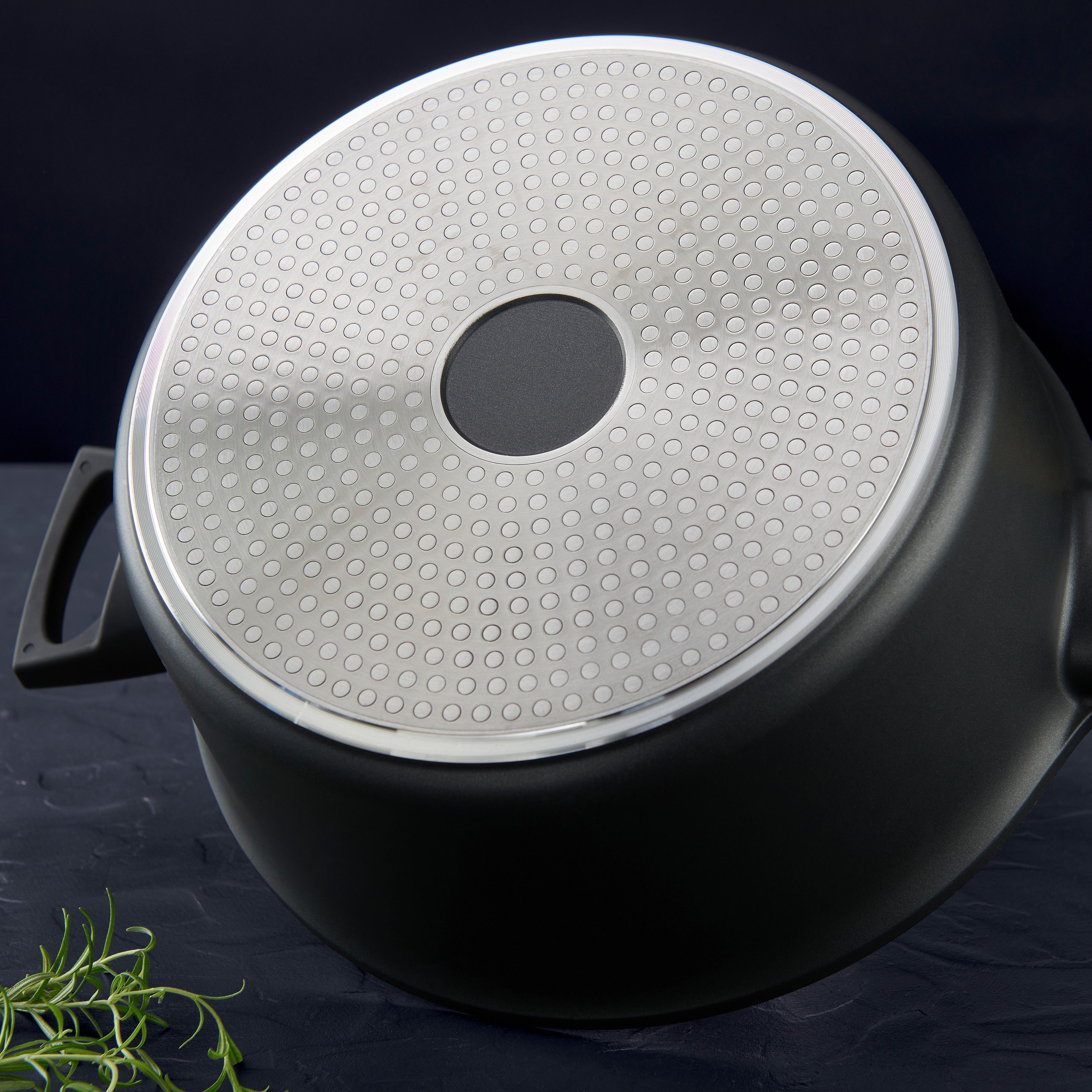 GRYTA BLACK LINE - klar/svart, Klassisk, metall/glas (28/12,8cm) - Gourmesto