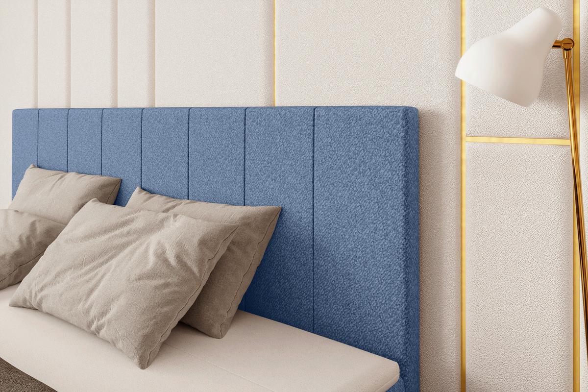 Boxbett Odin Blau ca. 140x200m - Blau/Schwarz, KONVENTIONELL, Kunststoff/Textil (140/200cm) - Based