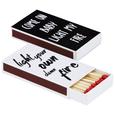 Streichhölzer Flame 2er Pkg. - Design, Karton/Holz (11,2/6/1,8cm) Streichhölzer Flame 2er Pkg. - Design, Karton/Holz (11,2/6/1,8cm)