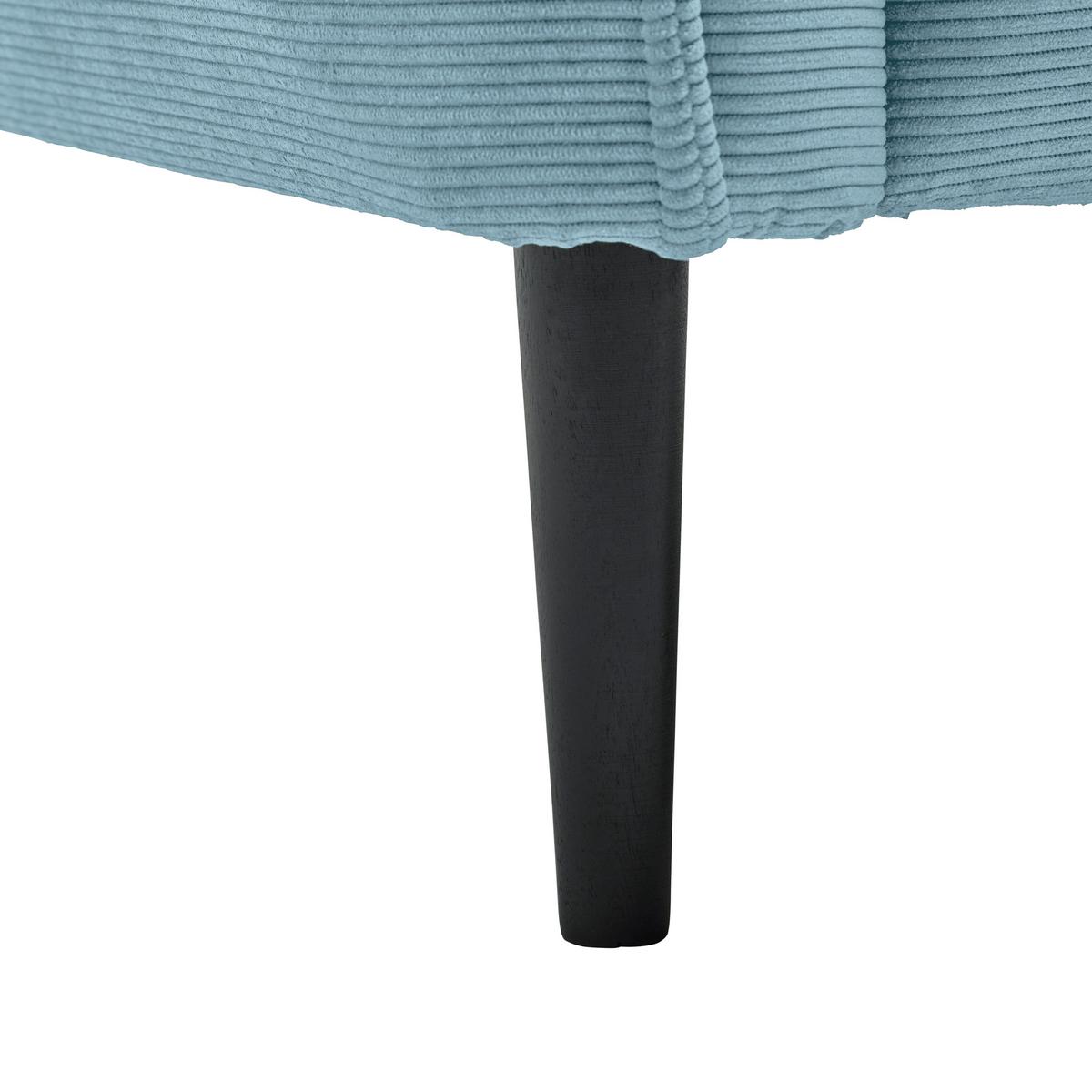 2-Sitzer-Sofa Custom Dunkelgrün - Dunkelgrün/Petrol, MODERN, Holz/Textil (150/85/92cm) - Mömax