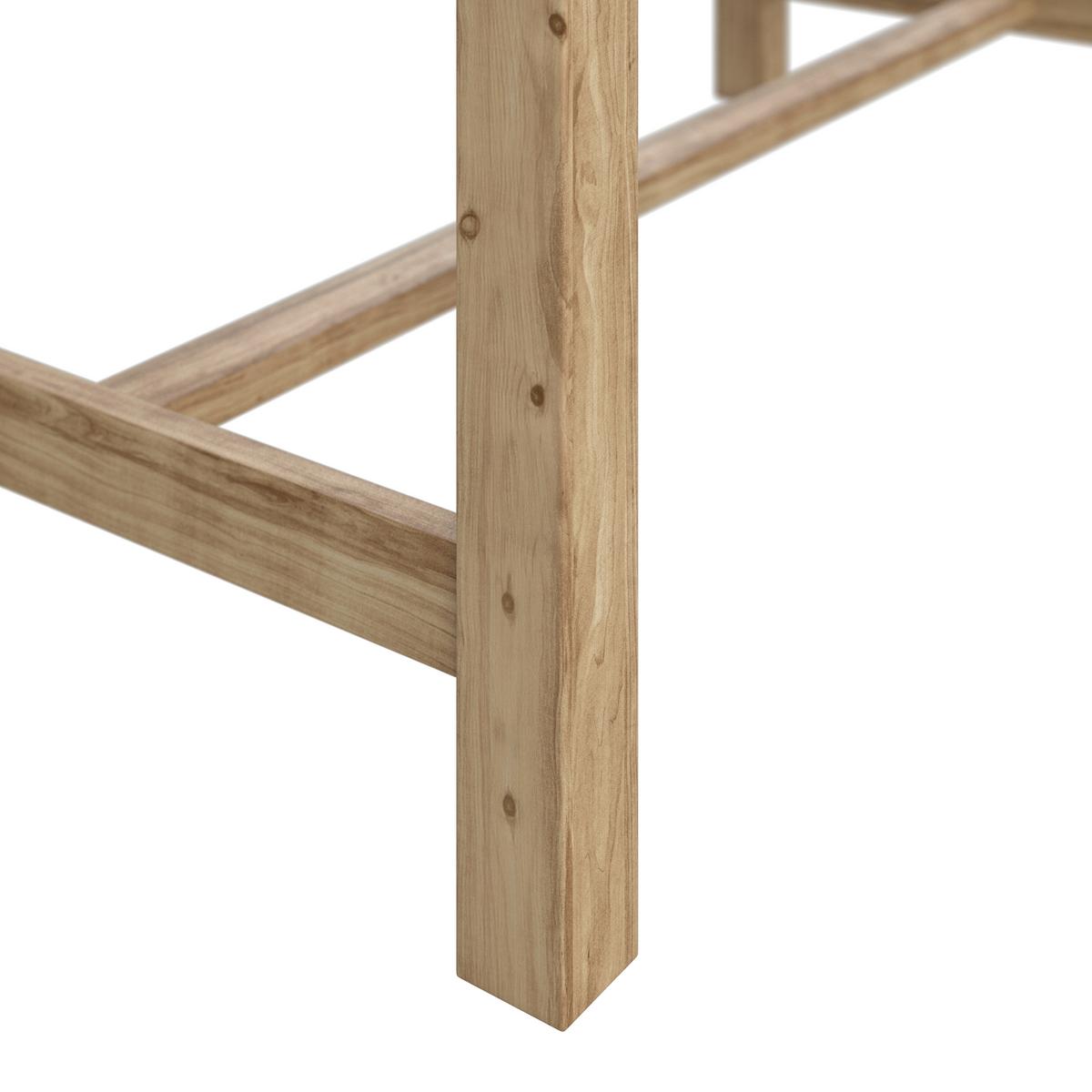 Gartengarnitur Simone Hellgrau Holz/Kunststoff/Outdoorstoff - Hellgrau/Akaziefarben, MODERN, Holz/Kunststoff - Bessagi Garden