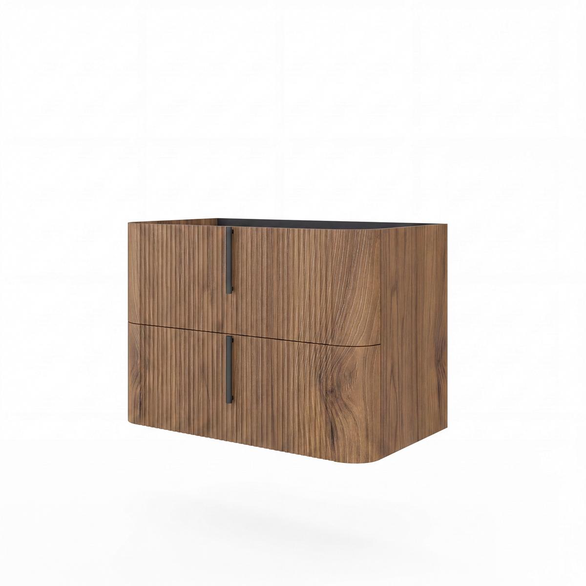 Element Ispod Umivaonika Lyra - crna/taupe, Moderno, drvni materijal/metal (80/51/46cm)